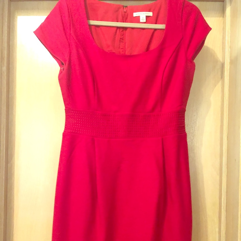 Banana Republic red short sleeve dress